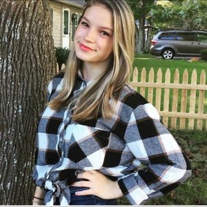 Plaid button up shirt